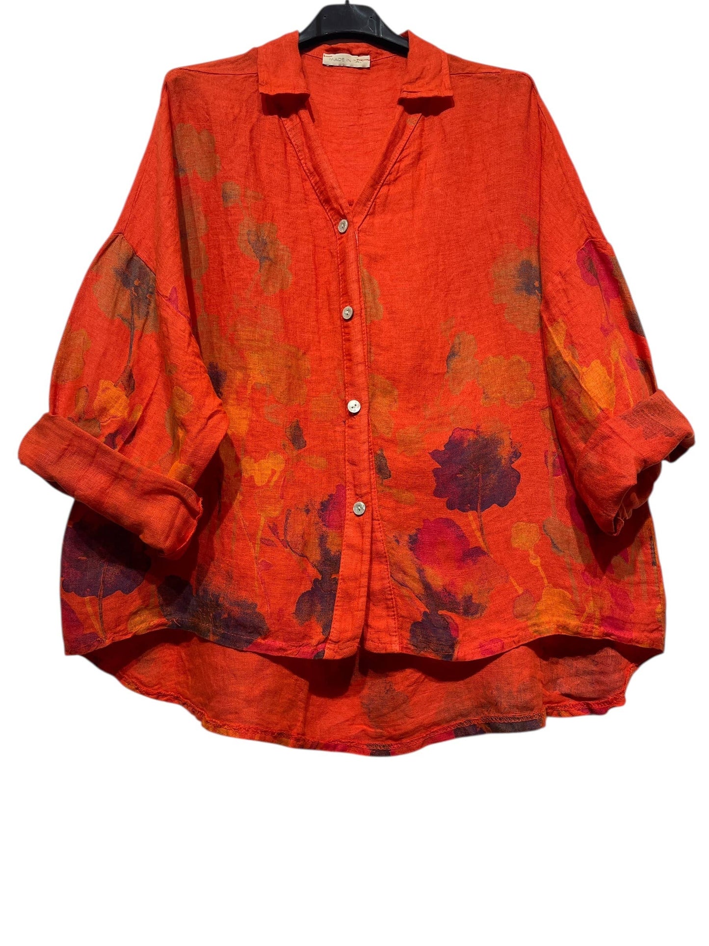 LINEN SHIRT SPRING SUMMER CLOTHING 48902 🌹 🌸: UNRIPE