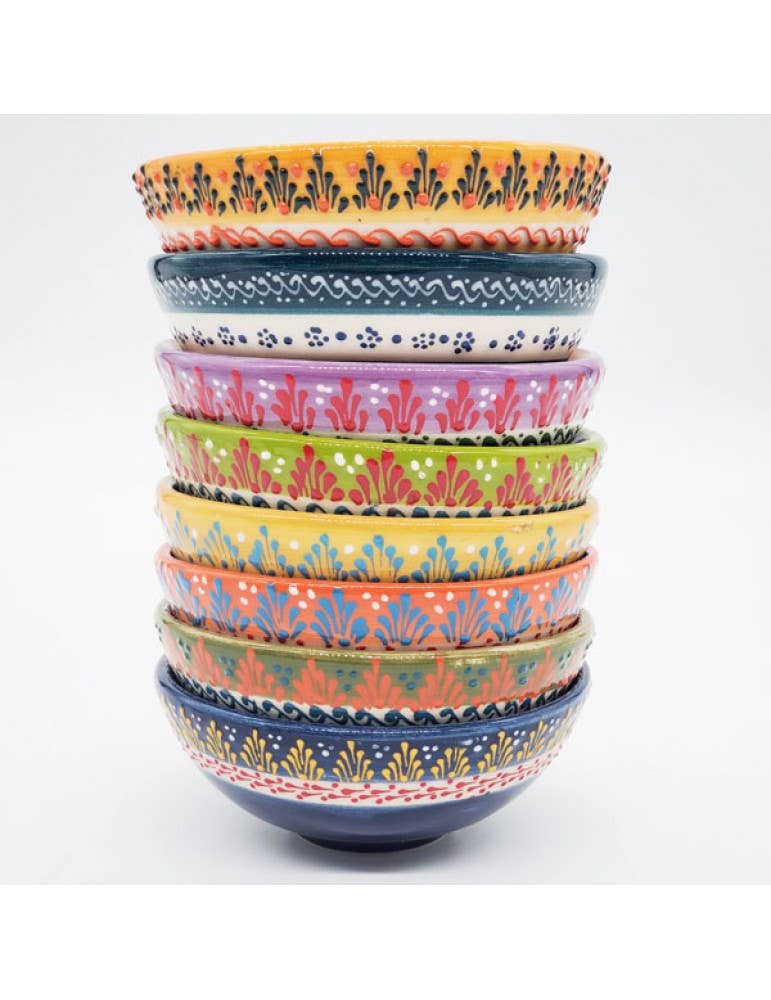 Turkish Ceramic 5" Bowls Garden