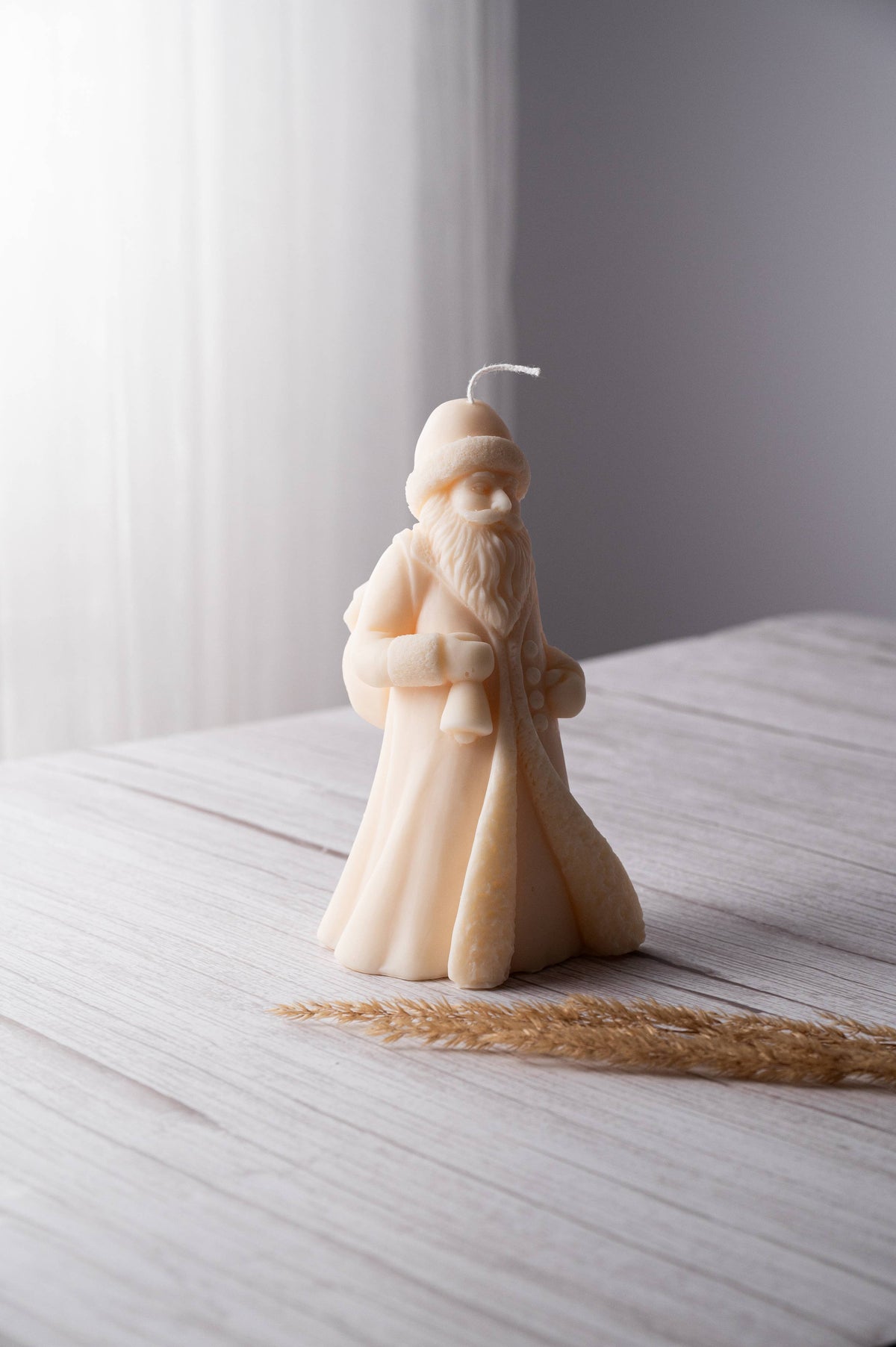 Santa Claus Candle - Whimsical Design: Unscented