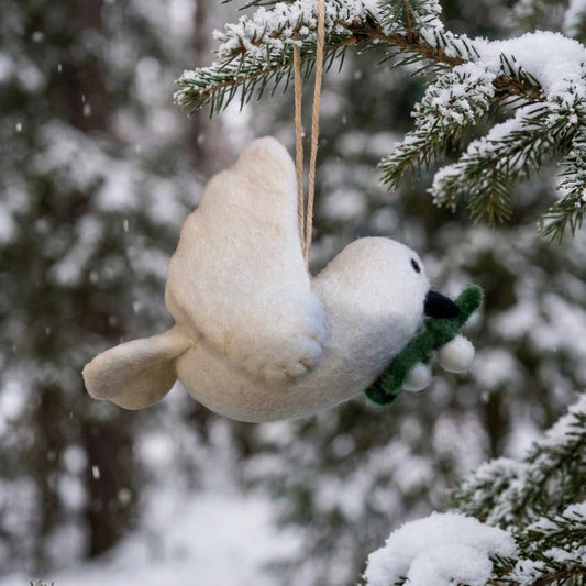 White Dove Ornament
