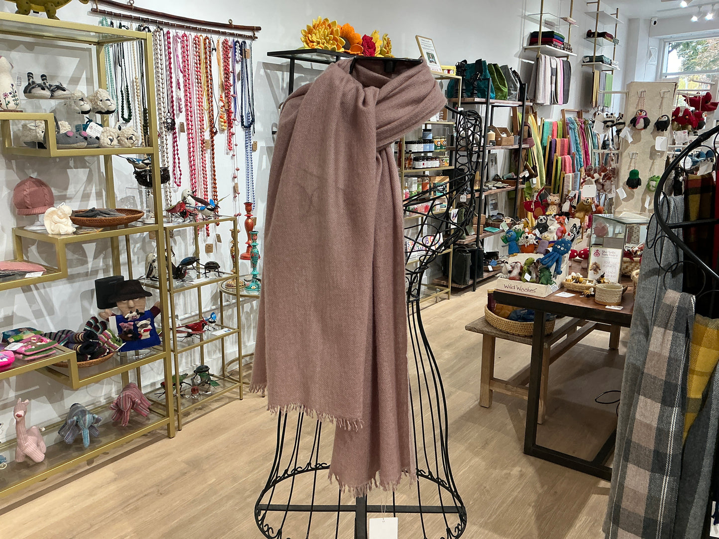 Solid Color Cashmere Scarf