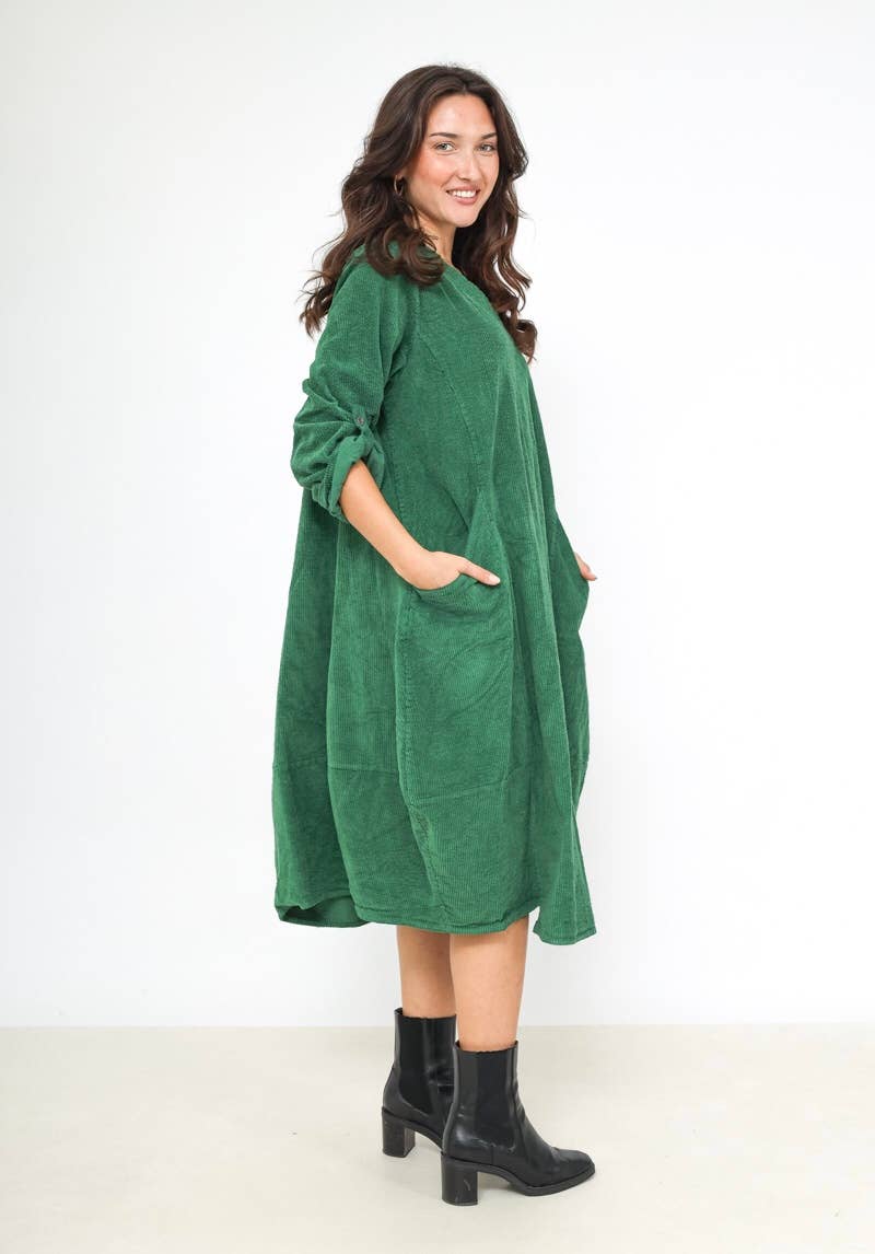 LONG VELVET DRESS 277 FALL WINTER CLOTHING: MUSTARD