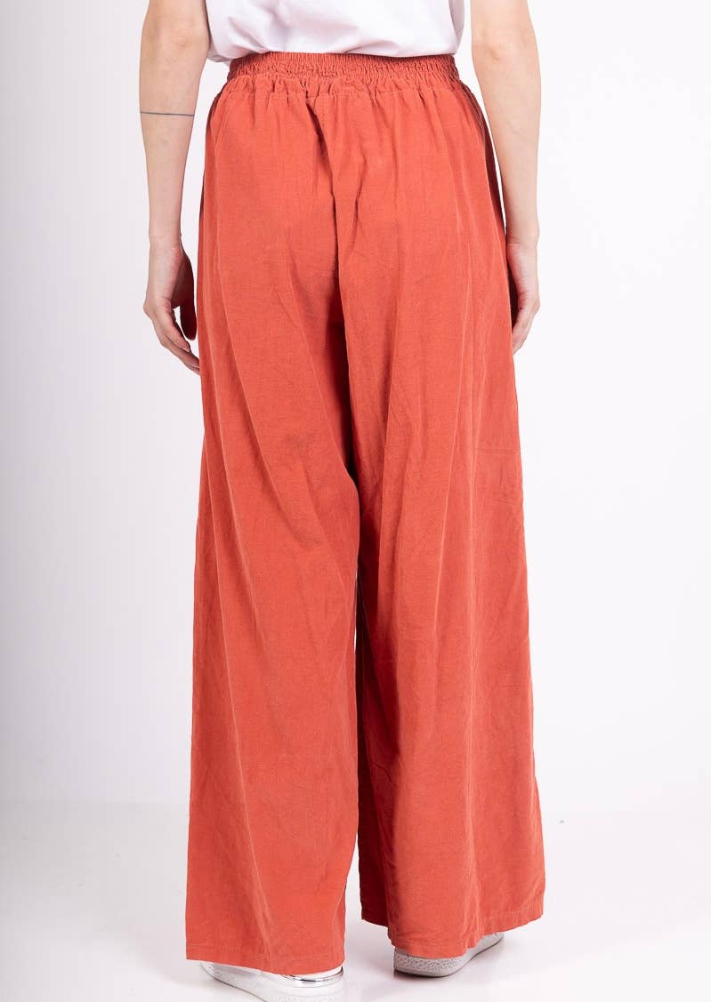 5299 PANT IN VELVET FALL WINTER CLOTHING : DARK GREY