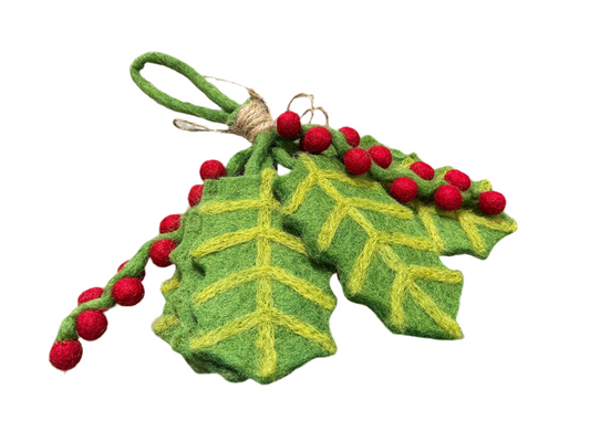 Felt Hanging Holly