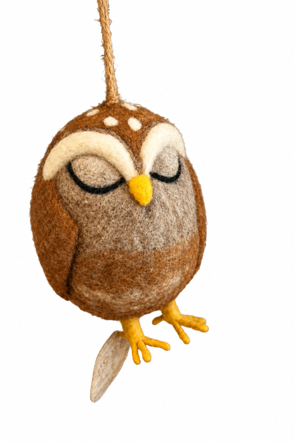 Large Brown Owl Ornament