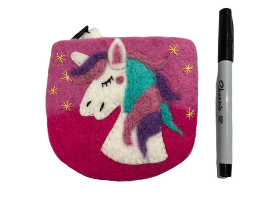 Unicorn purse - small