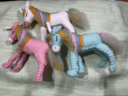 Standing Unicorn Doll