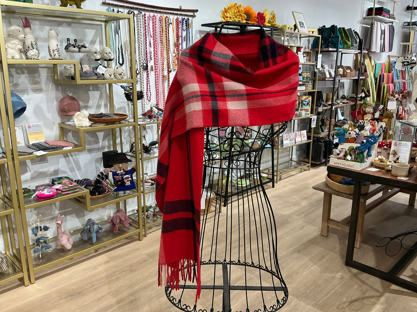 Tartan Cashmere Scarf - SALE
