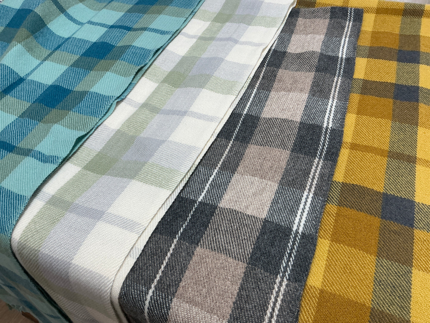 Tartan Cashmere Scarf - SALE