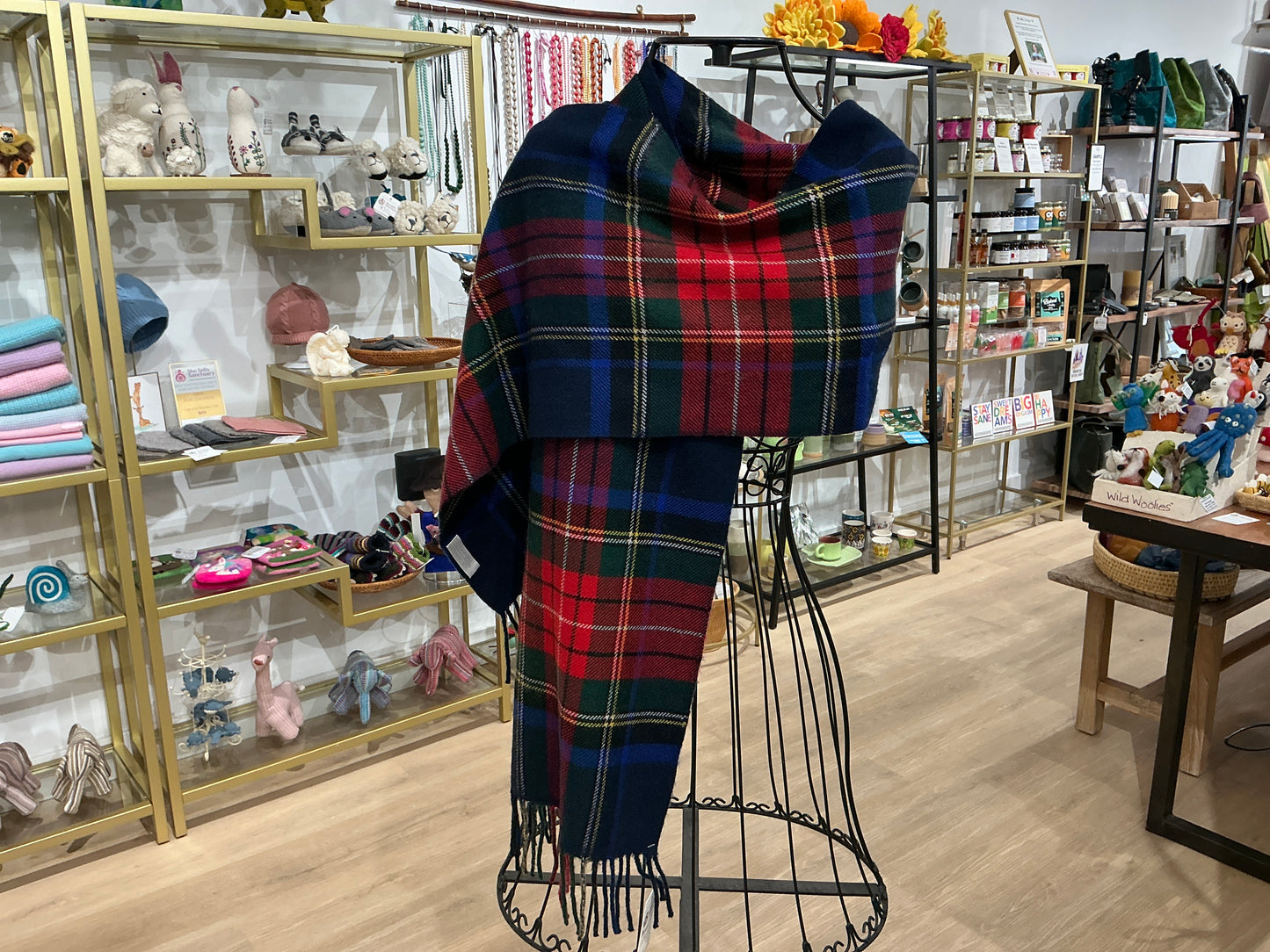 Tartan Cashmere Scarf - SALE