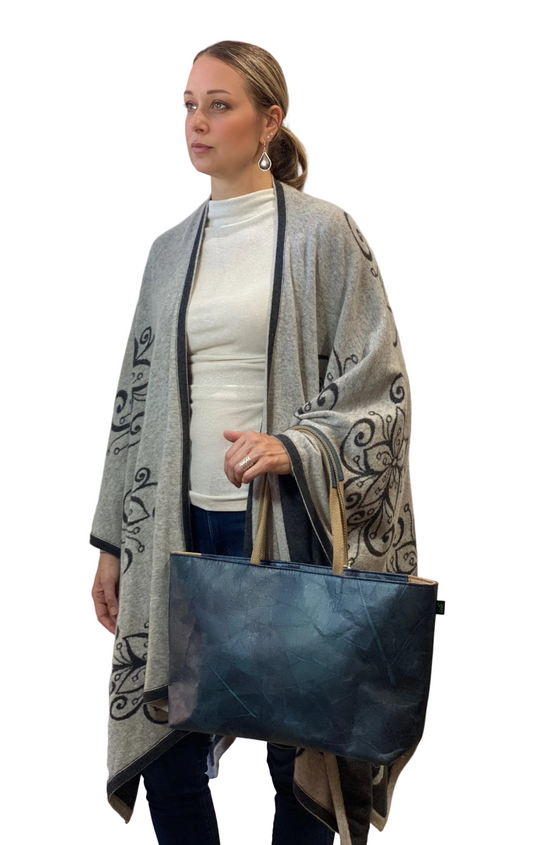 Thick and Plush Pure Cashmere Reversable Wrap