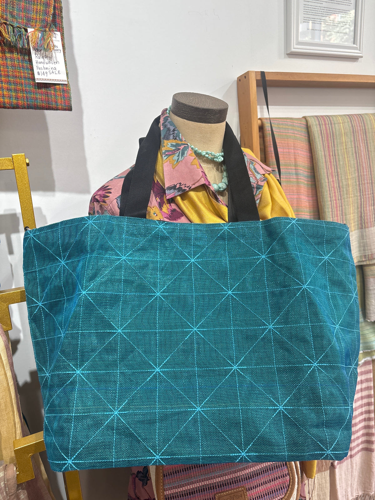 Recycled Net Shopping Tote