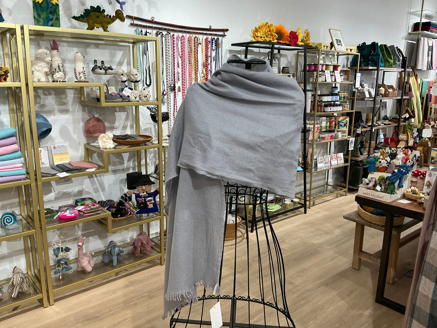 Solid Color Cashmere Scarf