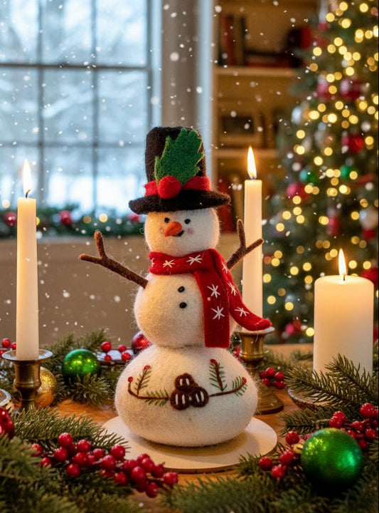 NEW! Self Standing Snowman Holiday Decor