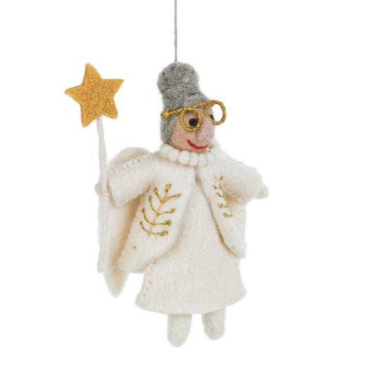 Gold Fairy Godmother Ornament