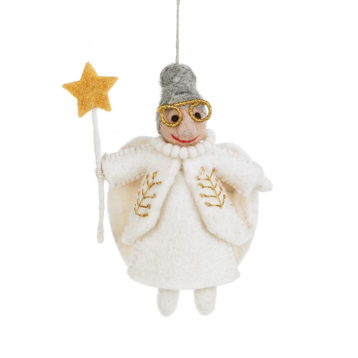 Gold Fairy Godmother Ornament