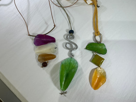 Arapima scale necklace