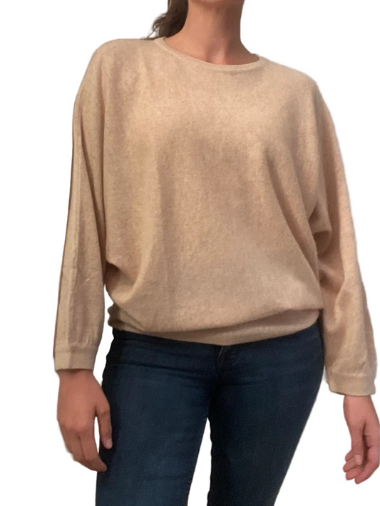 100% Pure Cashmere Butterfly Sweater Ivory Cream