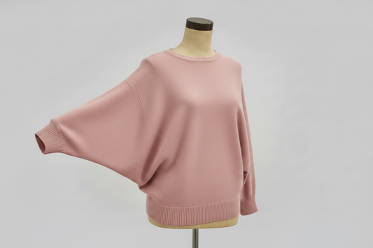 100% Pure Cashmere Butterfly Sweater Rose