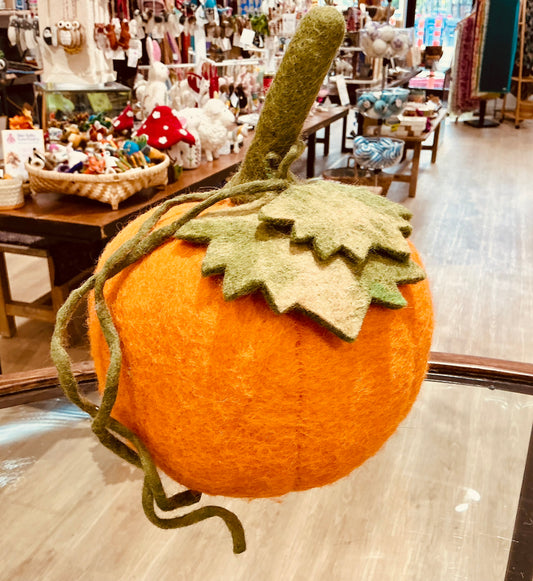 Large  Wool Pumpkin