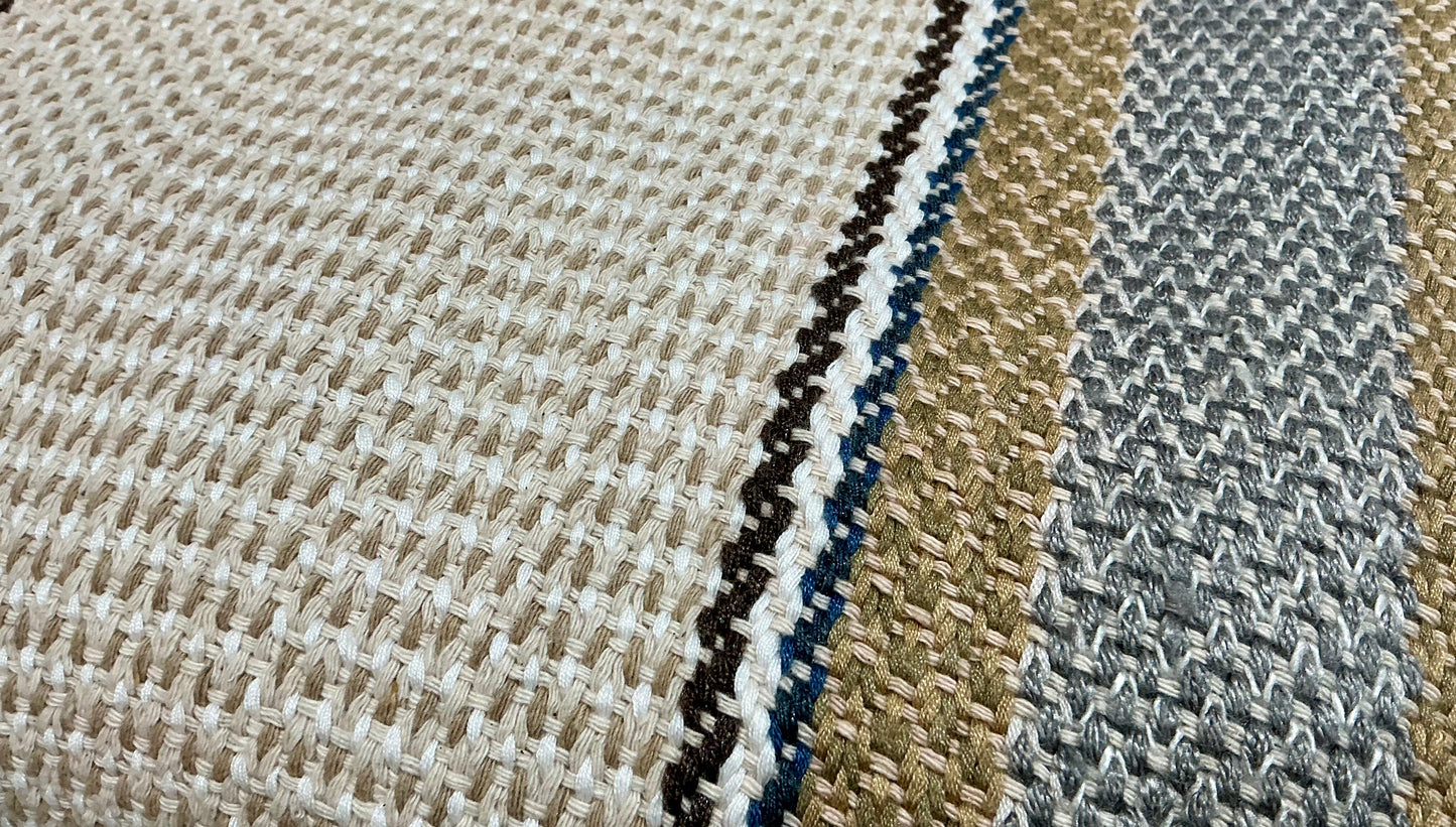 Silk, Viscose and Banana Fibre Blanket (Cream and Gold)