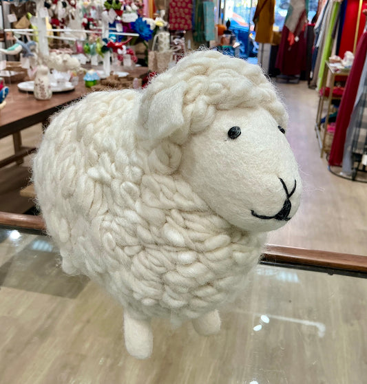 Large White Sheep Decor