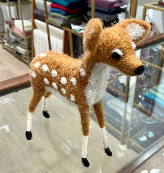 Self Standing Spotted  Deer (Medium)