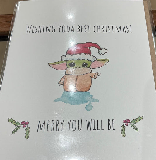 Wishing Yoda Best Best Christmas