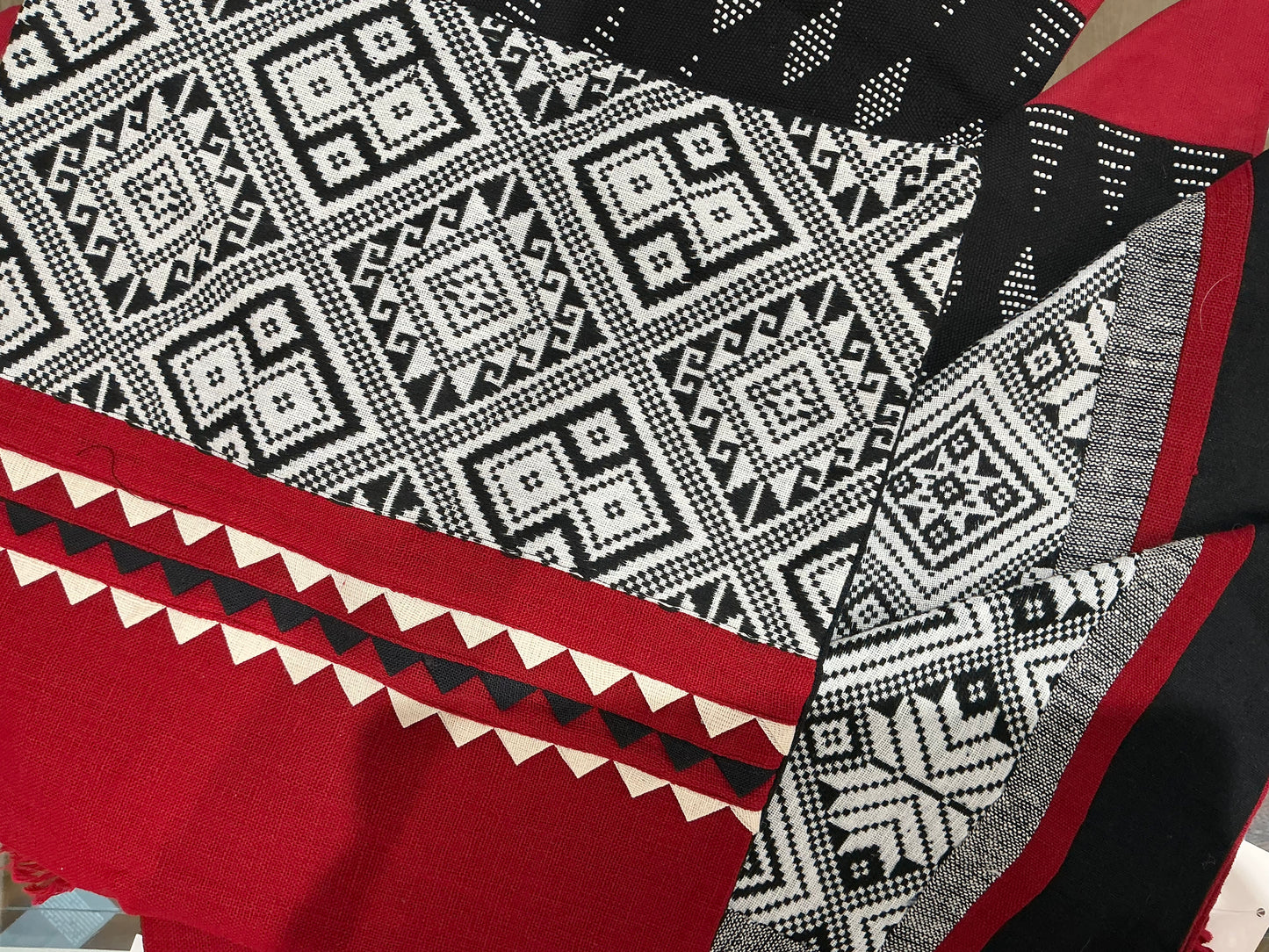 Black and white cushion covers