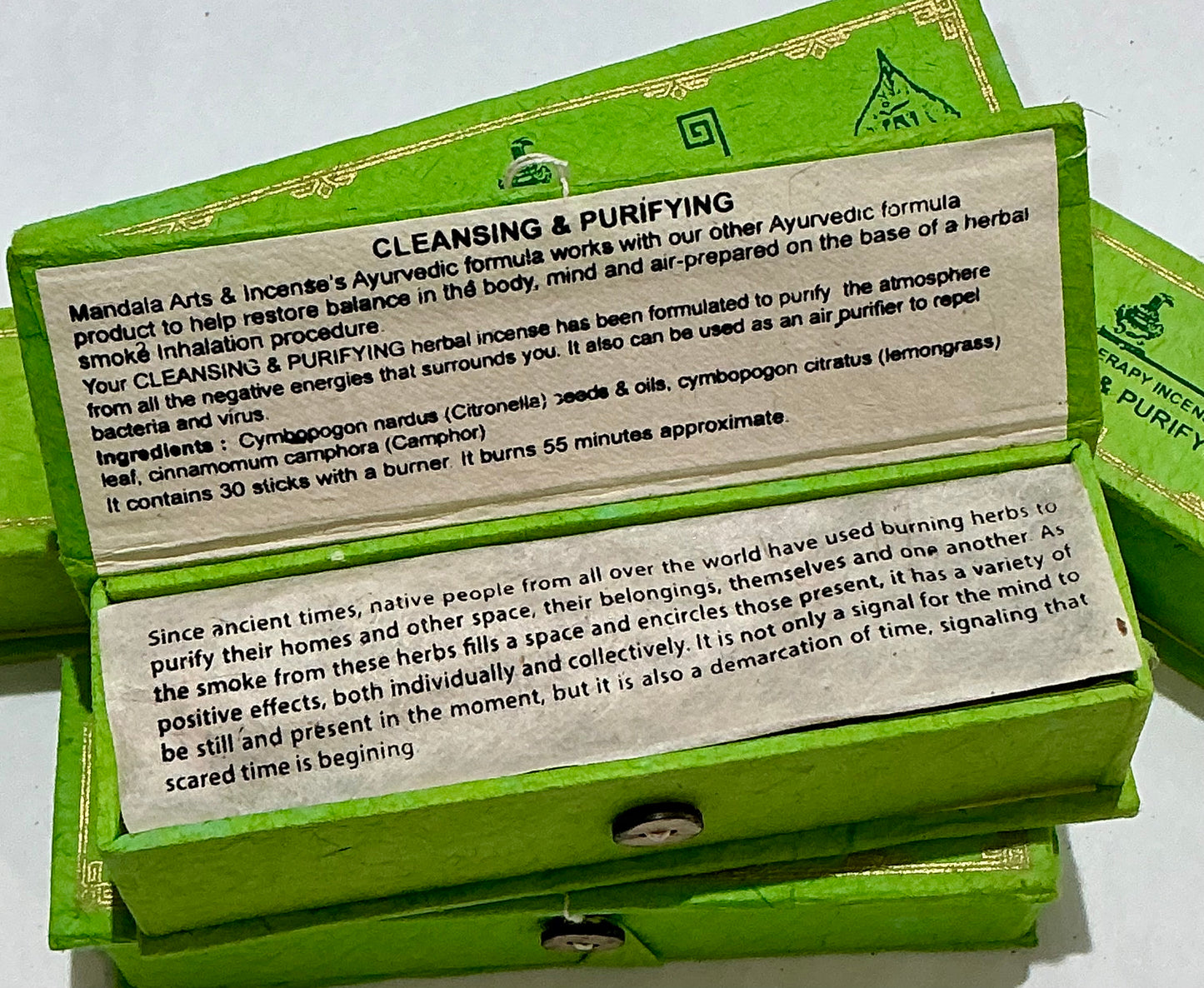 Cleansing and Purifying Incense with Holder
