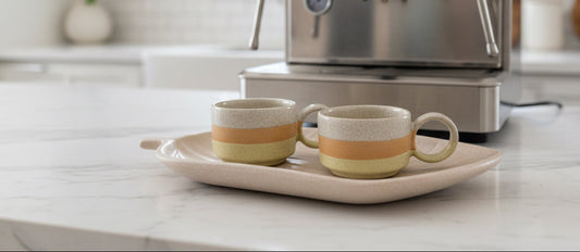 Espresso pottery cups
