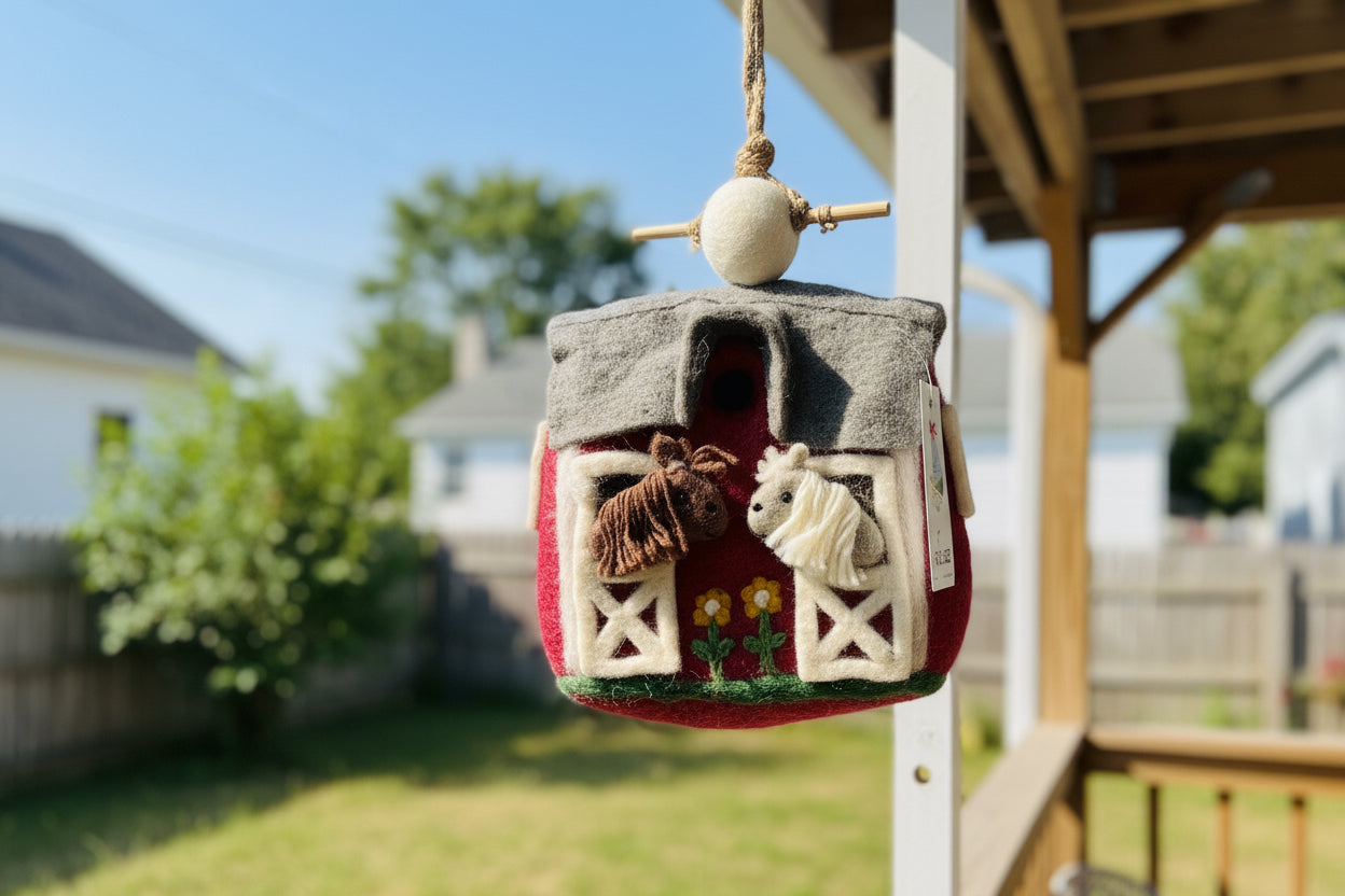 Wool Barn Bird House