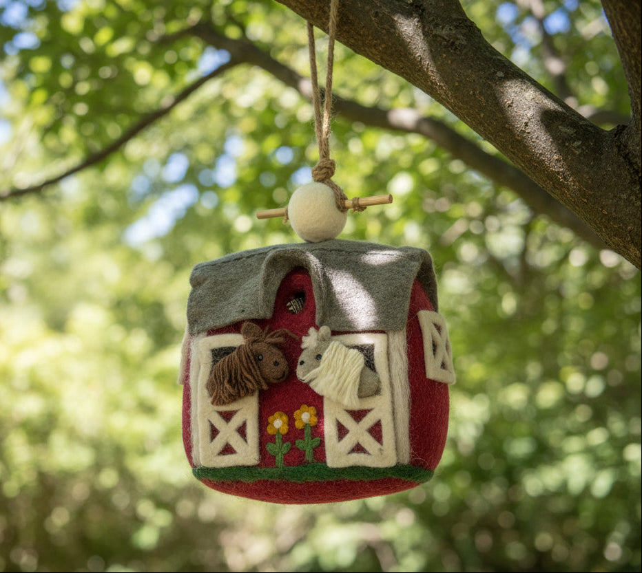 Wool Barn Bird House