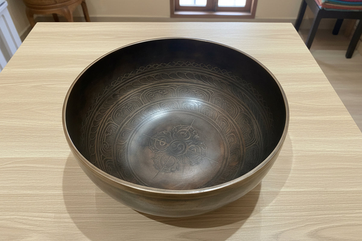 Singing Bowl Brown Jam #7