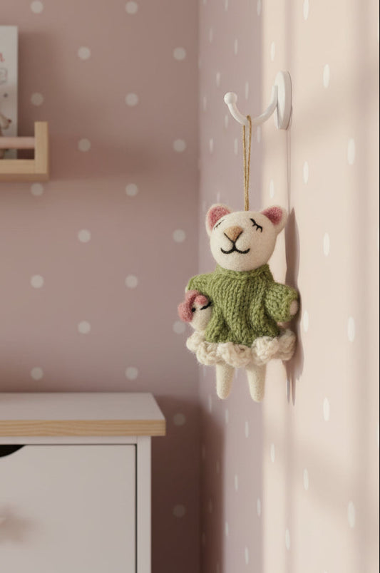 Baby Doll Mouse Ornament 201