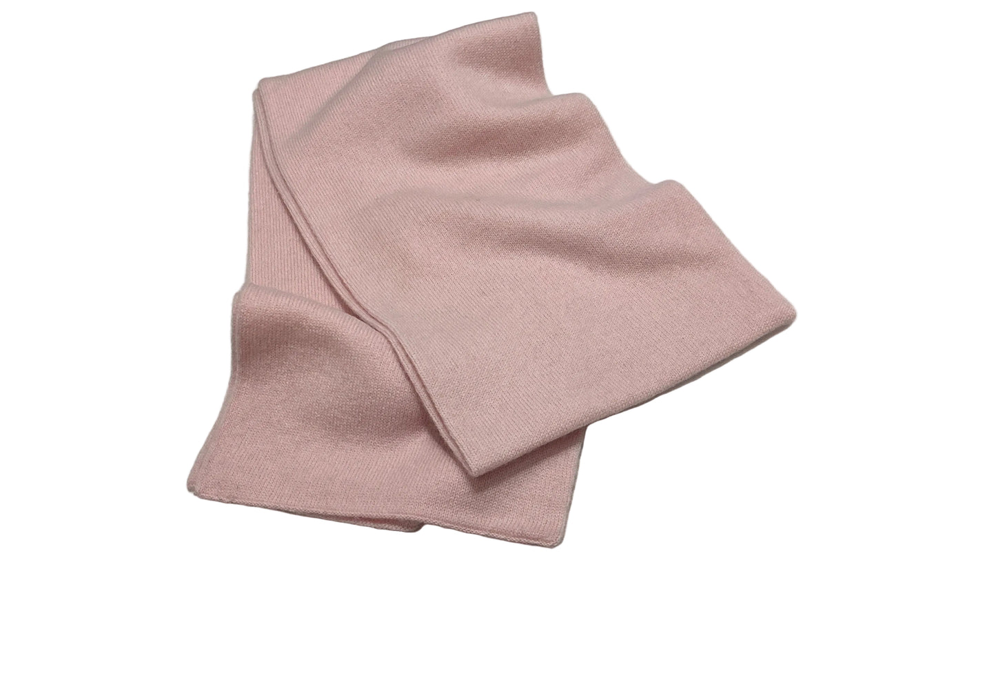 Plush Cashmere Muffler - 100% Pure Double Thick - RED/PINK