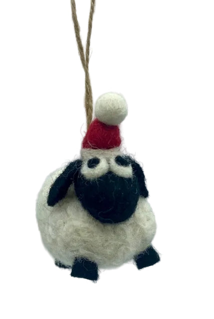 Small Sheep with Red Hat