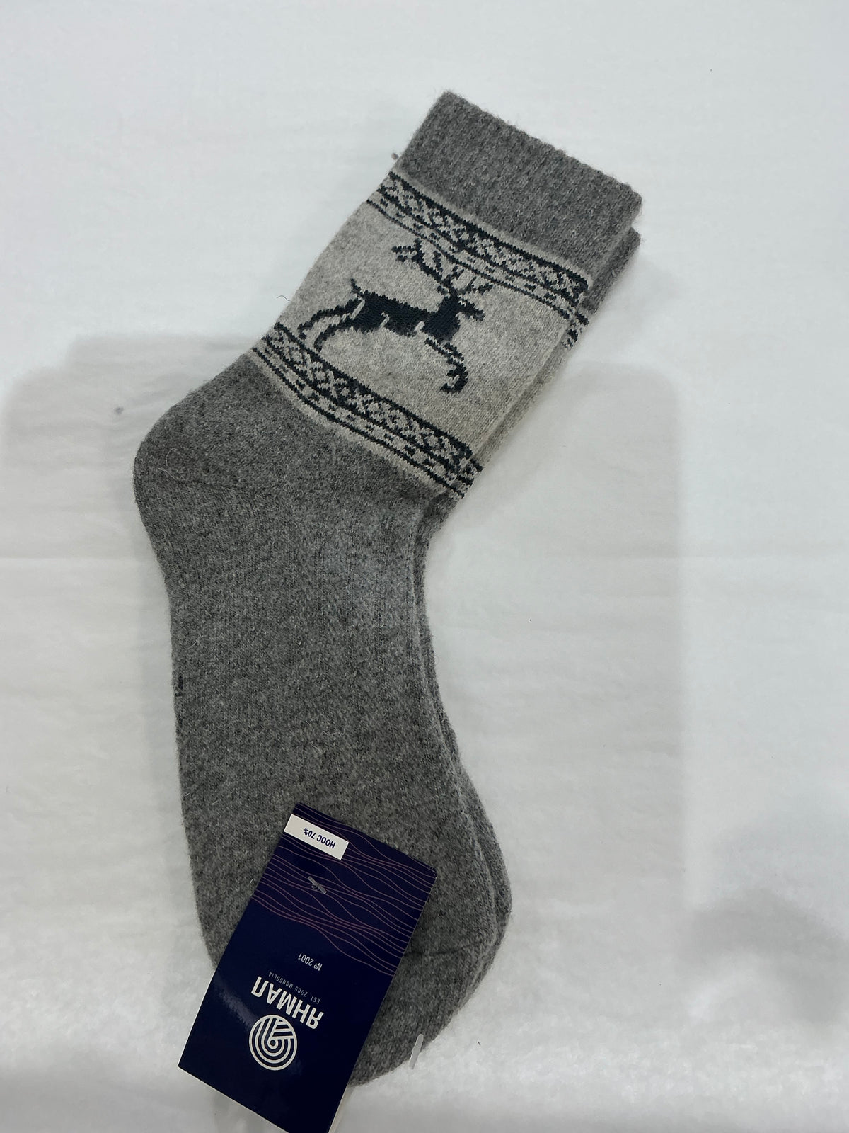 70% wool socks. Warm and comfortable