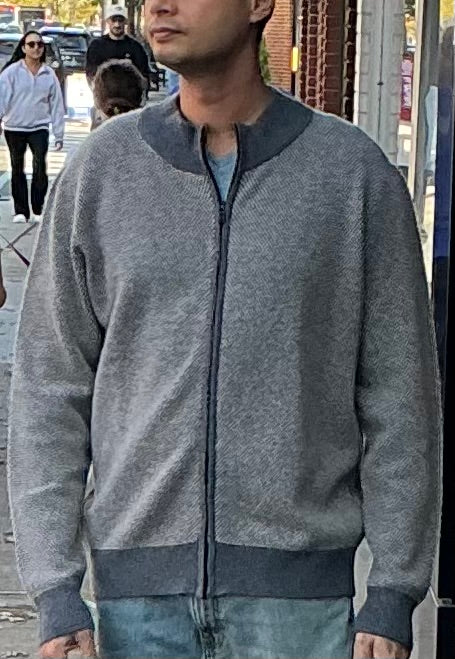 Pure Cashmere Grey Waffle Half Zip  Sweater real