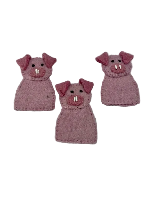 Big Bad Wolf and 3 Little Pigs Hand Puppet