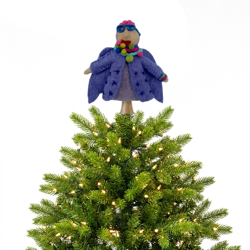 Funky Fairy Godmother Tree Topper