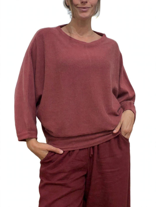 100% Pure Cashmere Butterfly Sweater Rose-Coral
