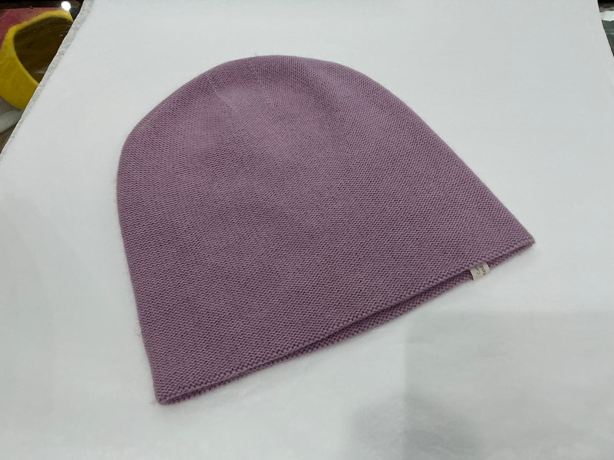 100% Pure Cashmere Hat Lilac