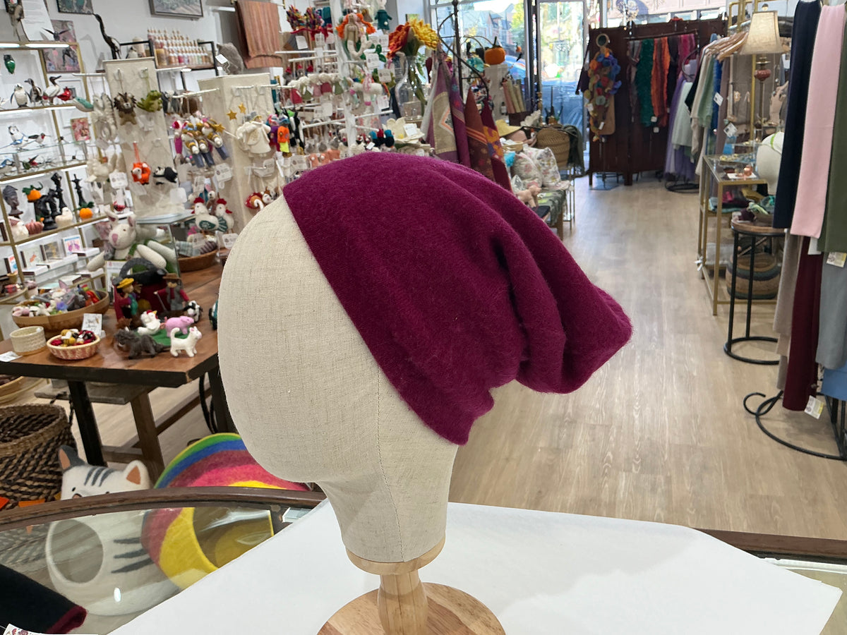 100% Pure Cashmere Deep Fuscia