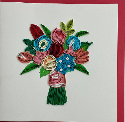 Card - flower bouquet