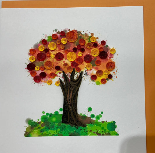 Card - Orange tree