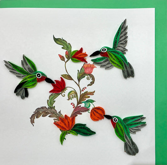 Card - Humminbirds