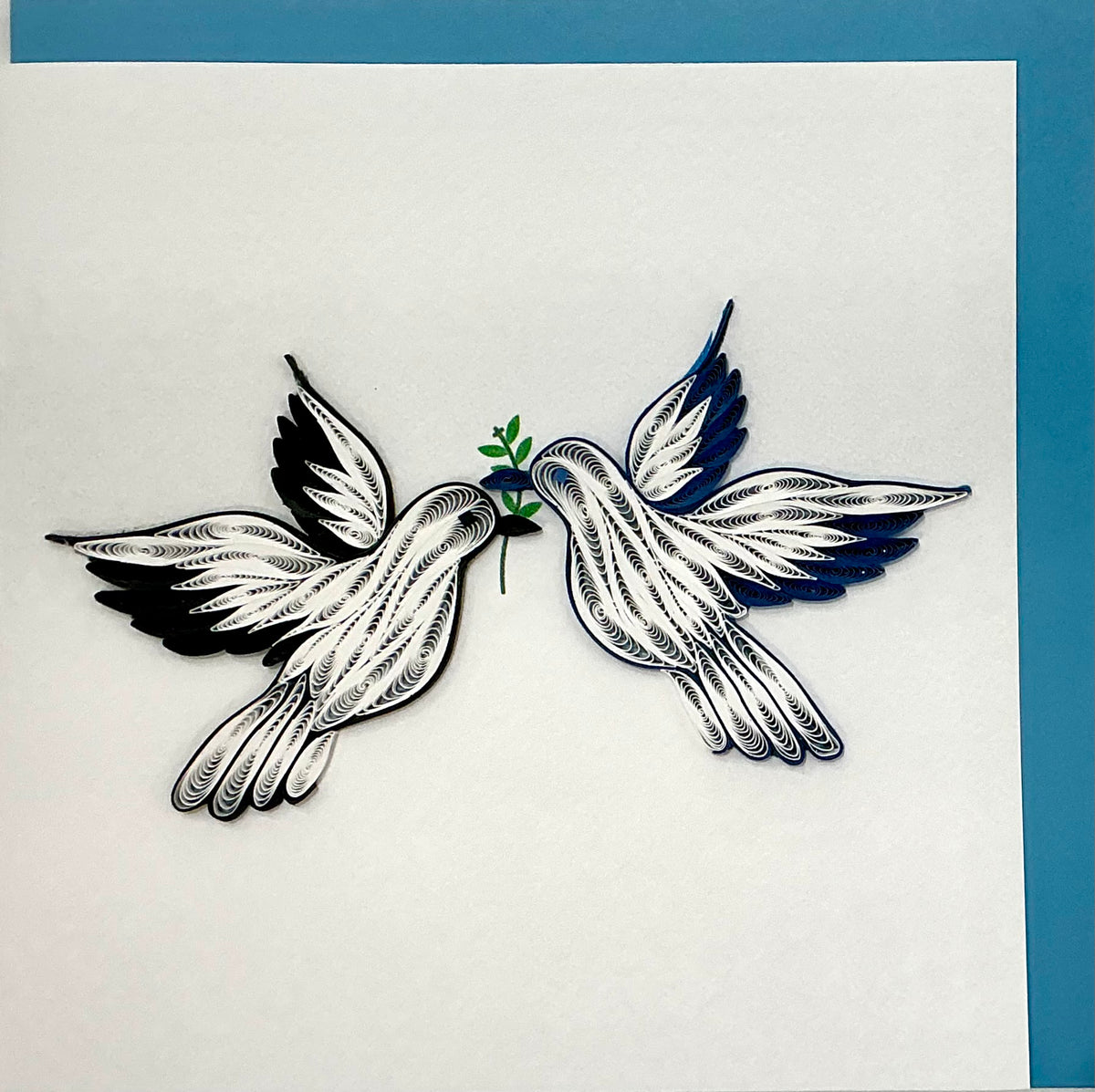 Card - White doves