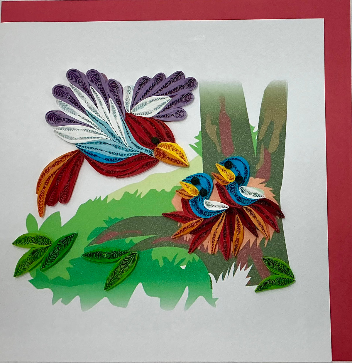 Card - Bird nest