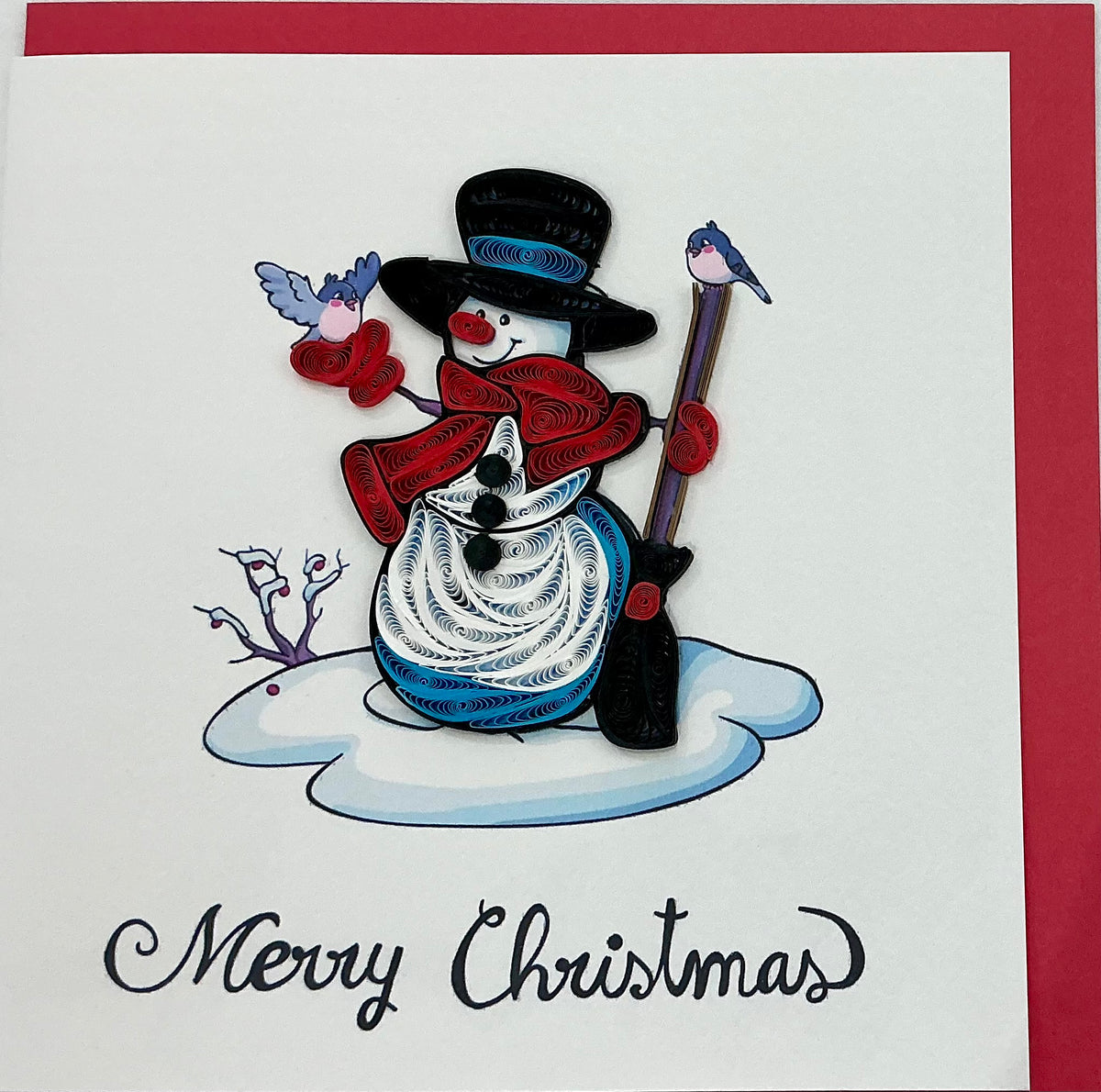 Card - Christmas snowman